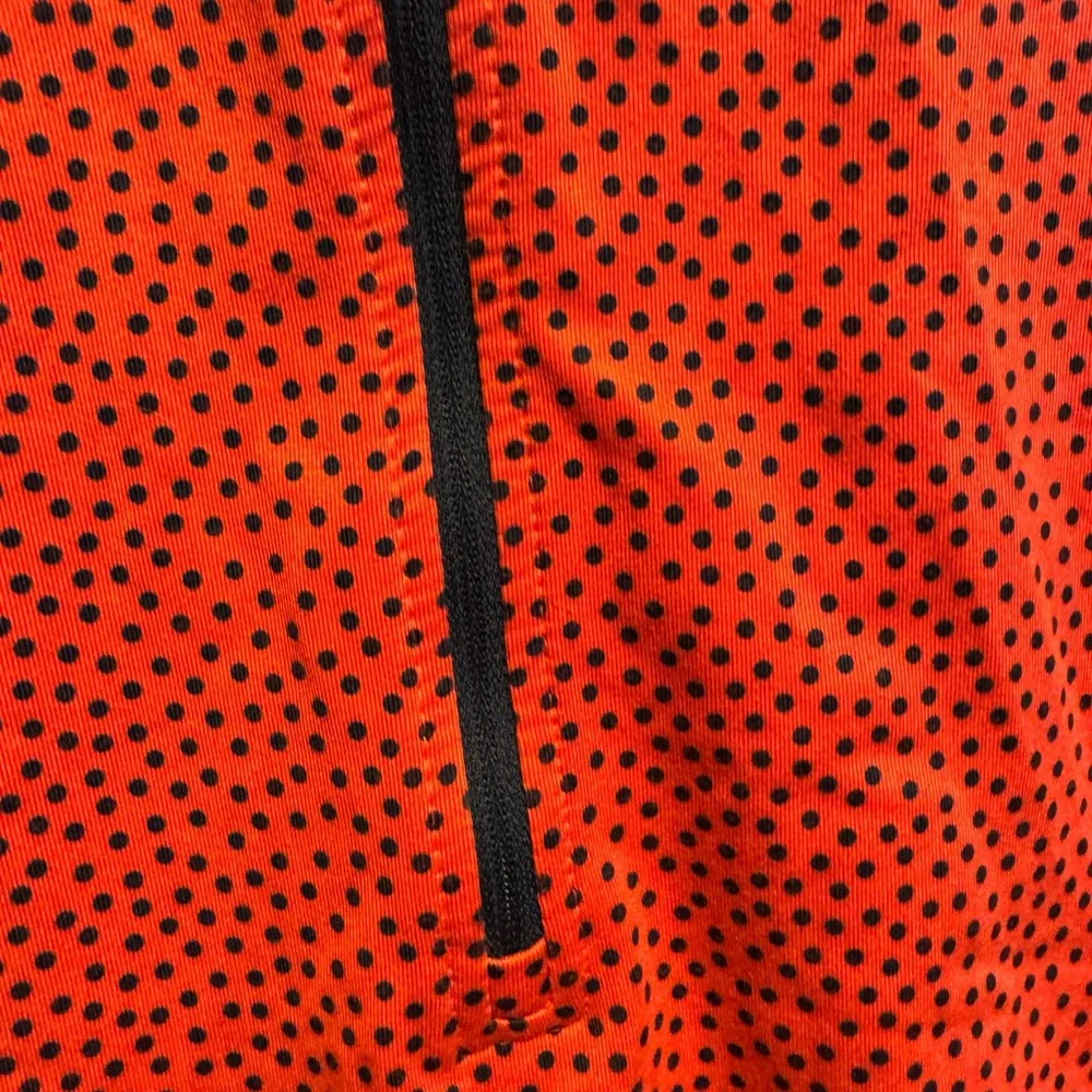 Nike Red and Black‎ Dotted Half-Zip Top. Nike pro dri fit.